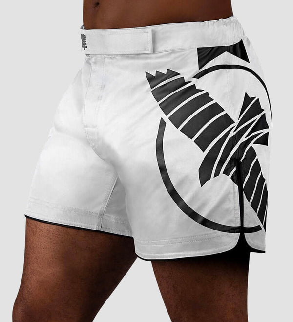 Hayabusa MMA Shorts Icon - Wit/Zwart
