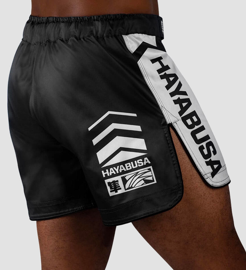 Hayabusa MMA Broekje Icon - Zwart/Wit - Shorts