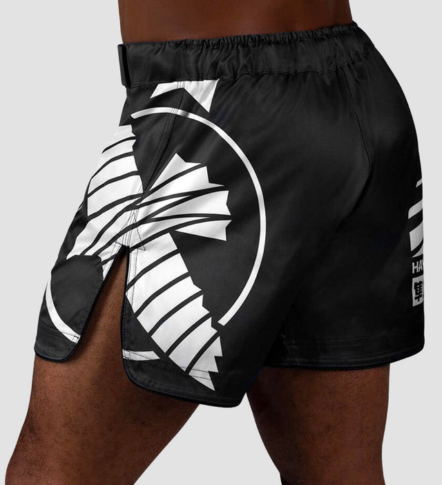 Spodenki MMA Hayabusa Icon – Czarne/Białe