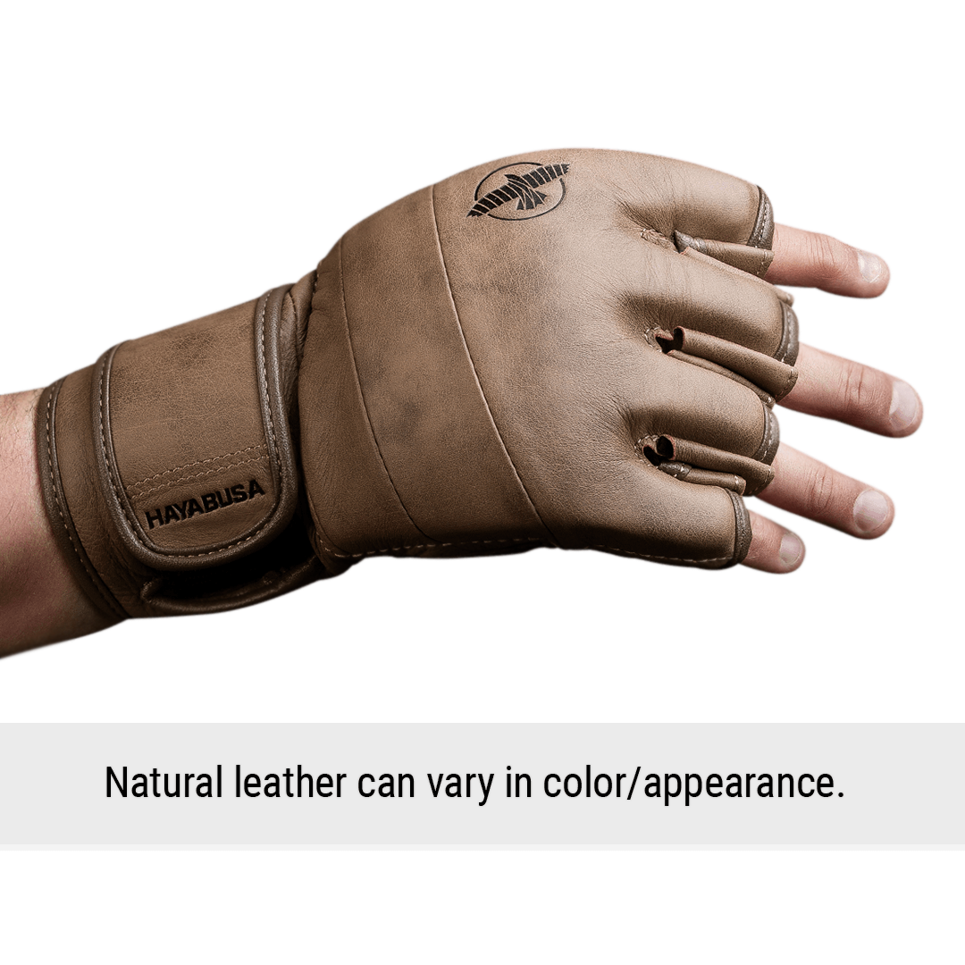 Hayabusa MMA Handschoenen T3 LX - Vintage Bruin