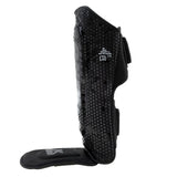 King Pro Boxing Kickboxing Shin Guards Kids Hexagon - Black/Black