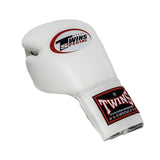 Twins Bokshandschoenen BGLL3 met vetersluiting - Wit