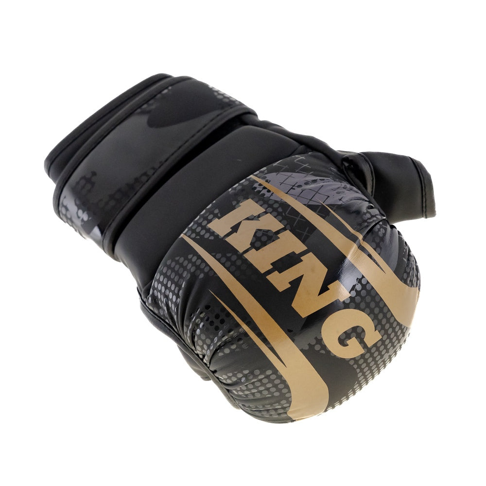 King Pro Boxing MMA Sparringhandschuhe Sparring Shogun - Schwarz/Gold