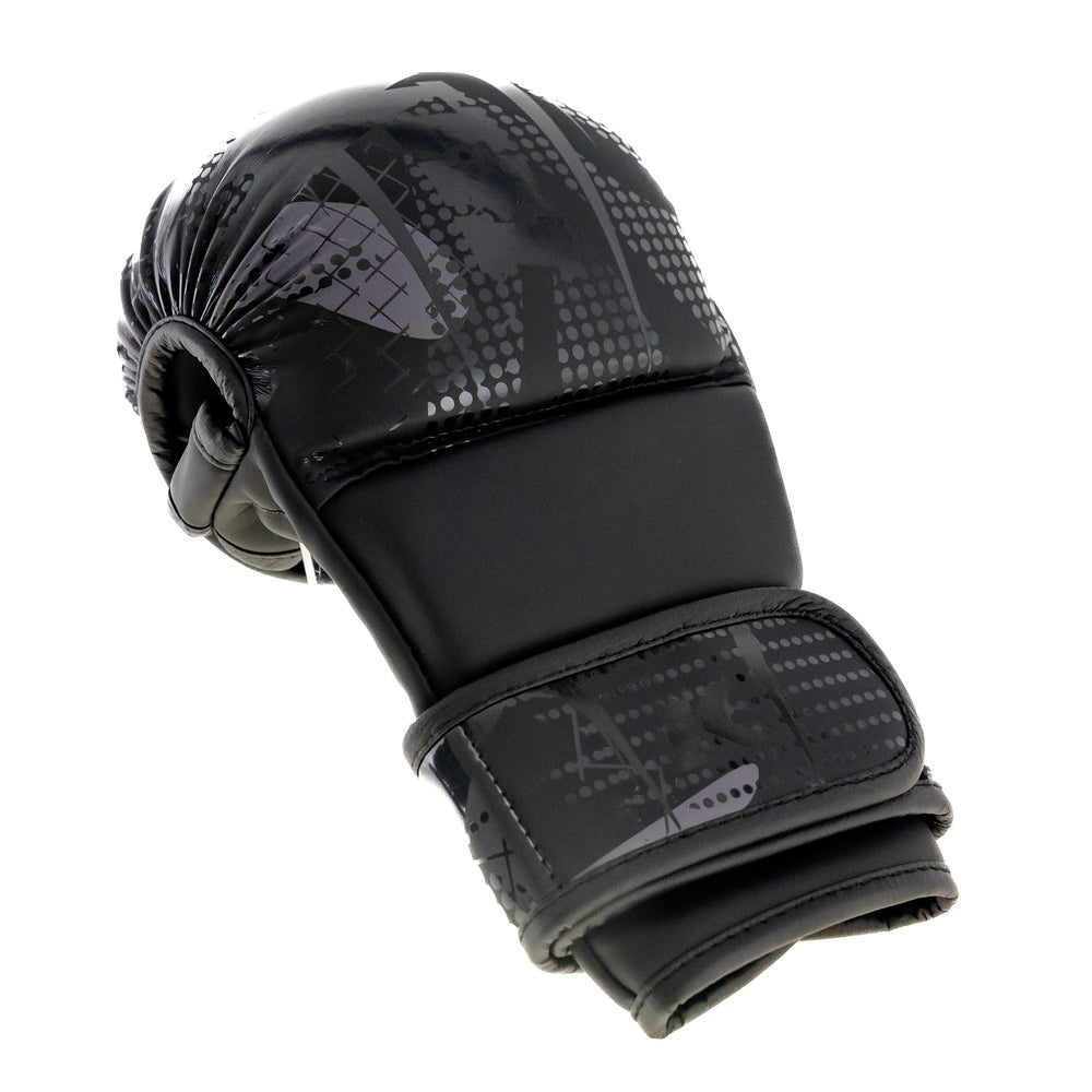 King Pro Box- und MMA-Handschuhe Sparring Shogun – Schwarz/Schwarz