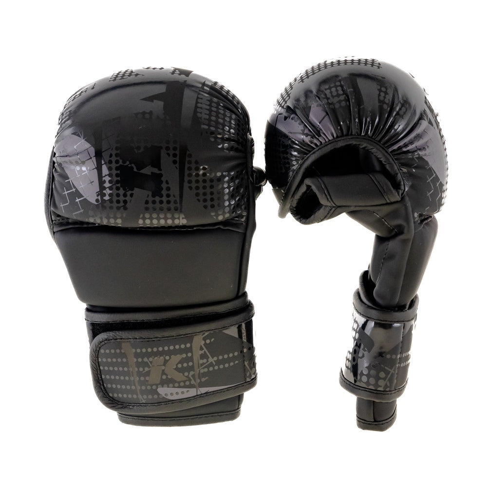 King Pro Box- und MMA-Handschuhe Sparring Shogun – Schwarz/Schwarz