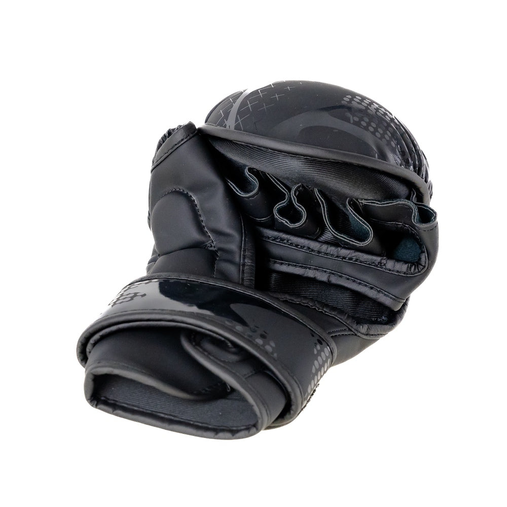King Pro Box- und MMA-Handschuhe Sparring Shogun – Schwarz/Schwarz