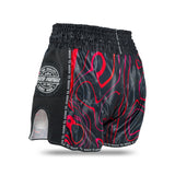 Booster Kickboks Shorts Aurora - Zwart/Rood