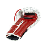 Fairtex Boxing Gloves FXB Star - White/Bordeaux Red