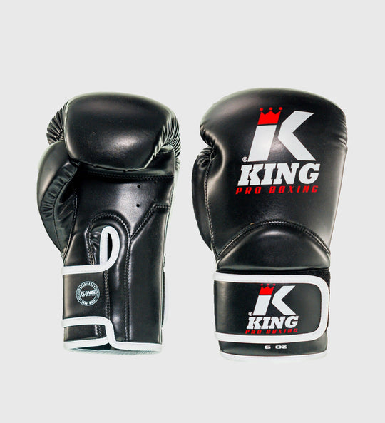 King Pro Boxing Bokshandschoenen Kids - Zwart/Wit