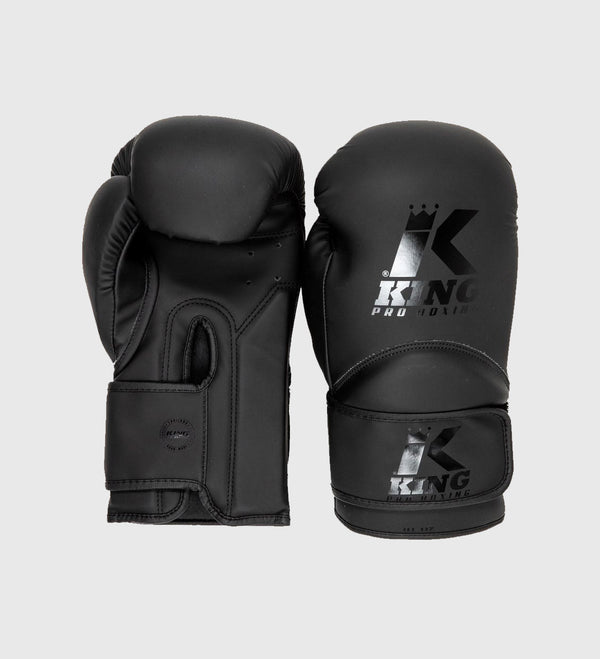King Pro Boxing Bokshandschoenen Kids - Zwart/Zwart