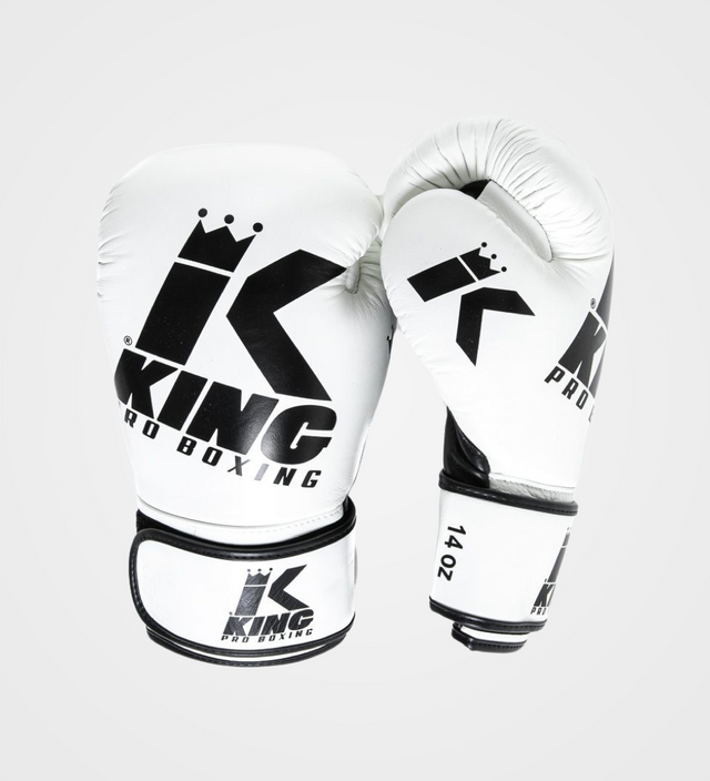 King Boxing gloves Platinum – White/Black – Boxing gloves
