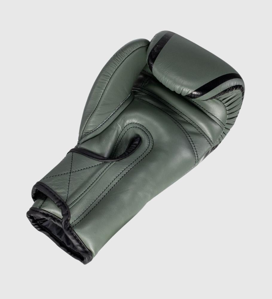 King (Kick)Bokshandschoenen Thor - Kaki Groen/Zwart/Zilver - (Kick)Bokshandschoenen