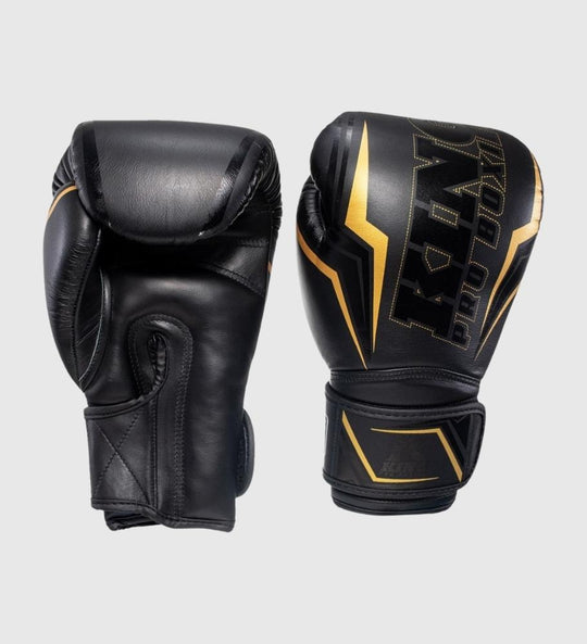 King Pro Boxing Bokshandschoenen Thor - Zwart/Goud