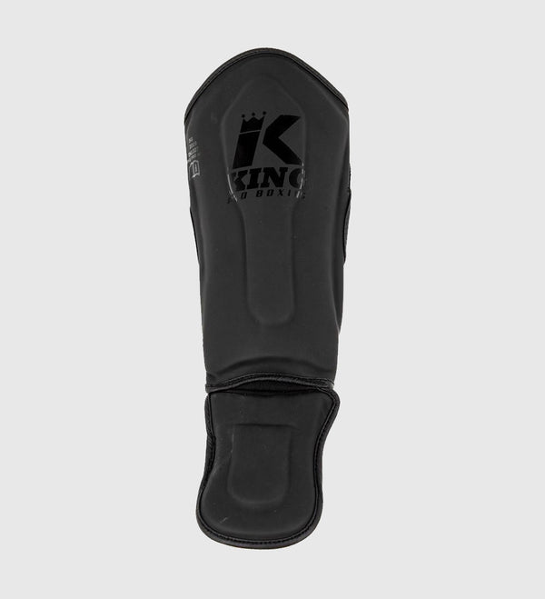 King Pro Boxing Kickboks Scheenbeschermers Kids - Zwart/Zwart
