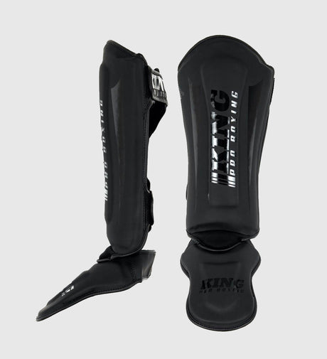 King Kickboks Scheenbeschermers Revo - Zwart - Scheenbeschermers