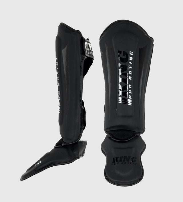 King Kickboks Scheenbeschermers Revo - Zwart - Scheenbeschermers