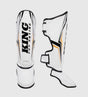King Kickboks Scheenbeschermers Thor - Wit/Zwart/Goud - Kickboks Scheenbeschermers