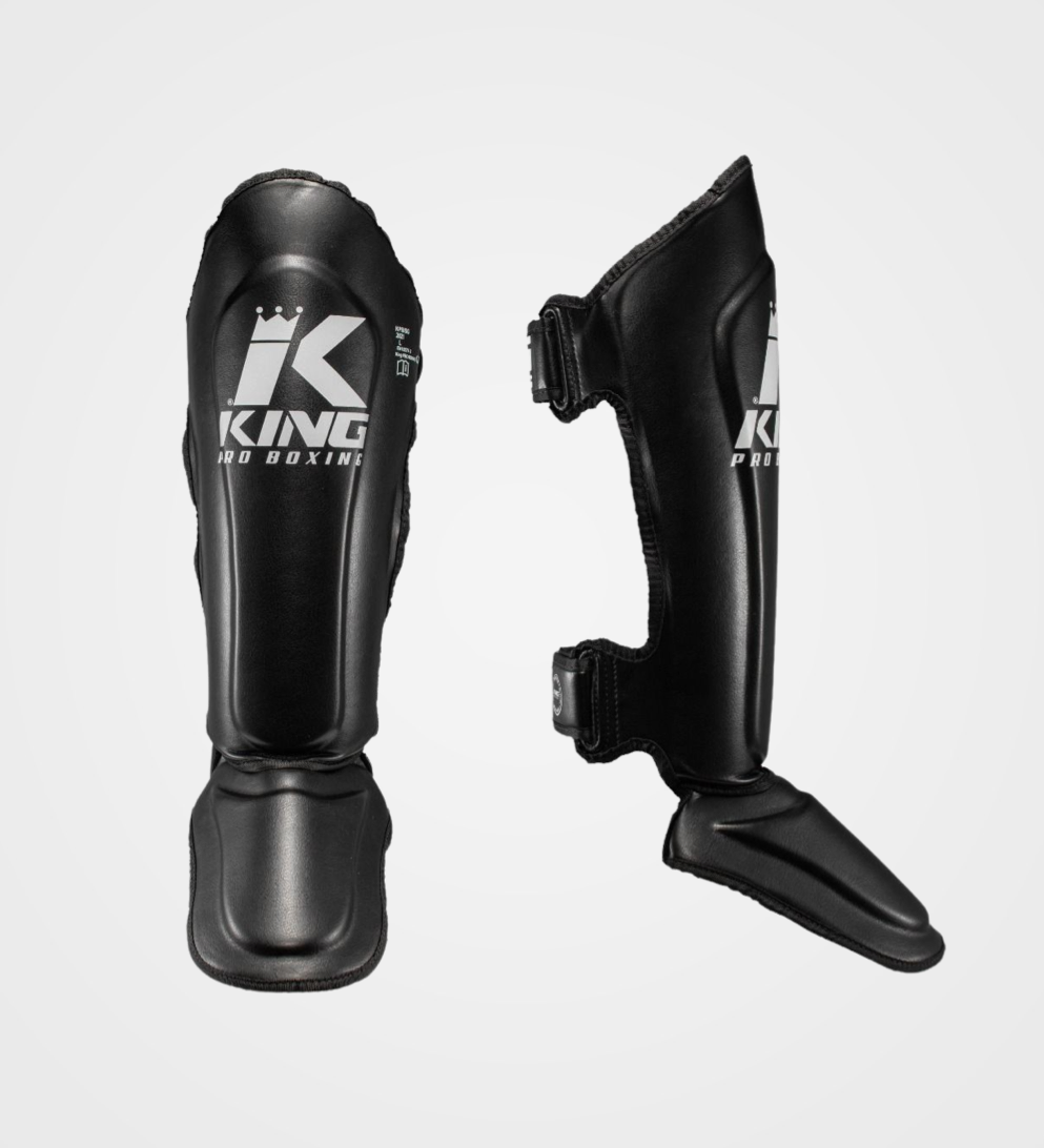 King Kickboks Scheenbeschermers - Zwart - Scheenbeschermers