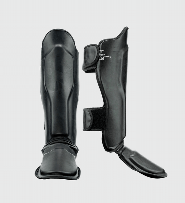 King Pro Boxing Kickboks Scheenbeschermers SG2 - Zwart