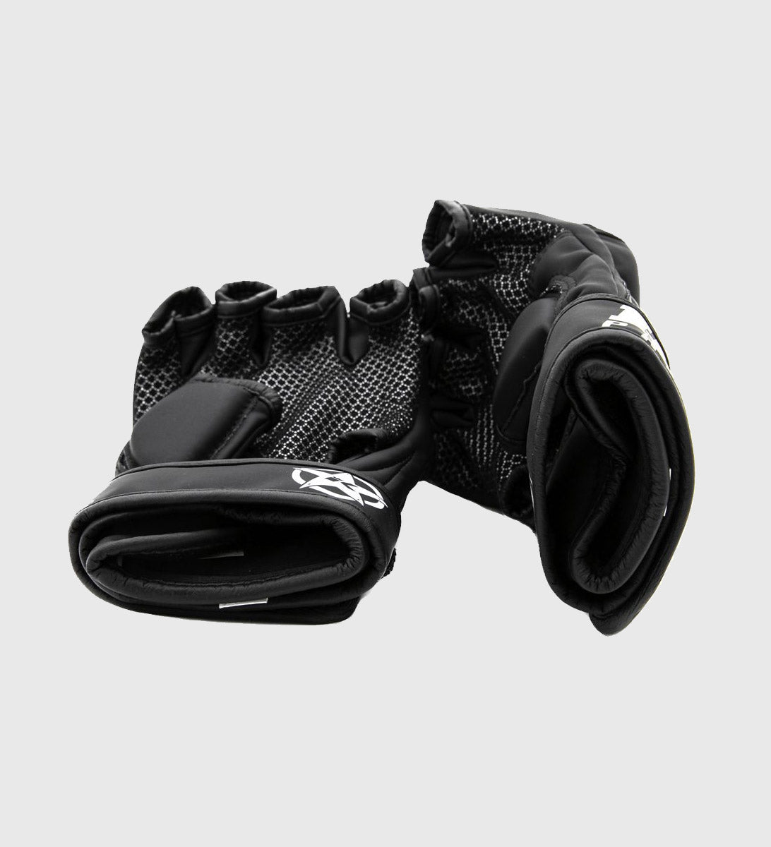 King MMA Handschoenen Revo 2 - Zwart/Wit - MMA Handschoenen