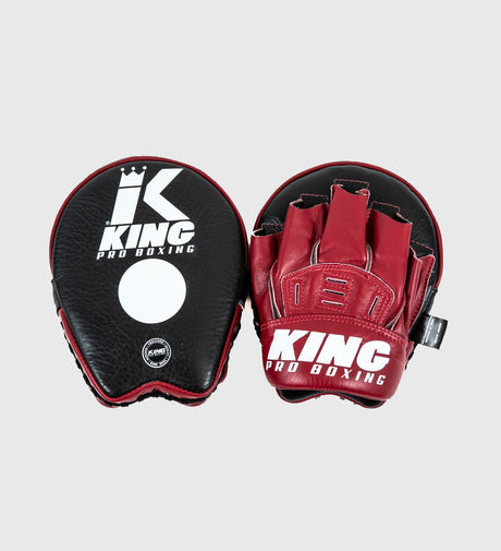 King Pro Boxing Handpads FM - Zwart/Rood/Wit - Trap & Stootkussens