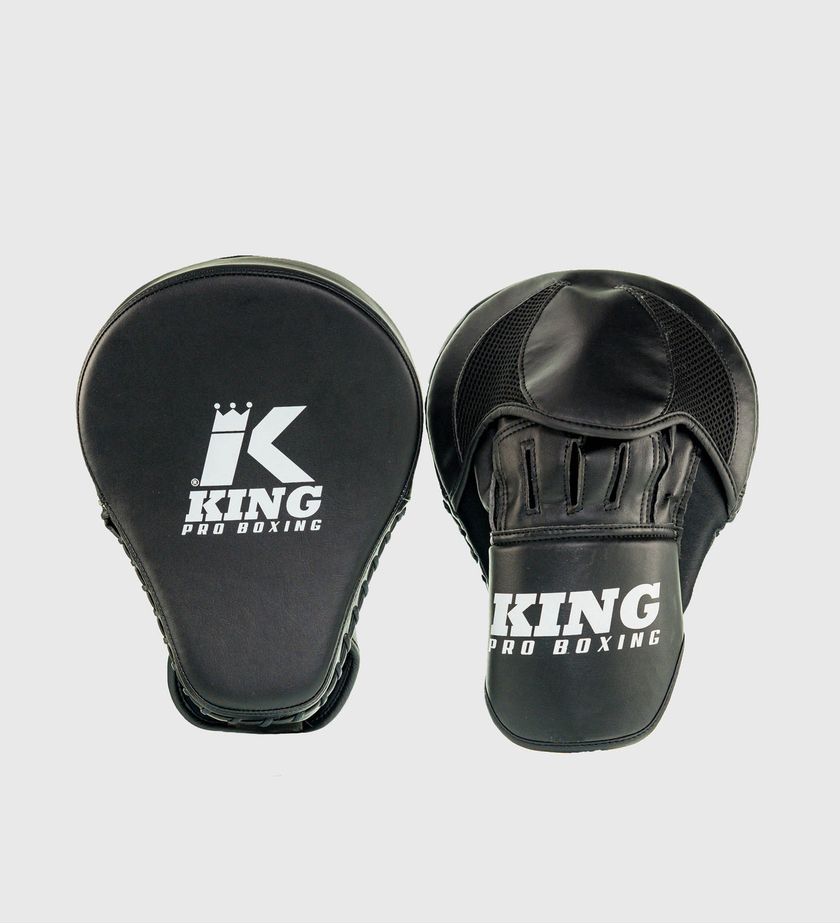 King Pro Boxing Handpads Revo - Zwart/Wit - Trap & Stootkussens