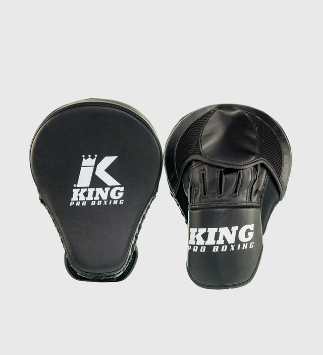 King Pro Boxing Handpads Revo - Zwart/Wit - Trap & Stootkussens