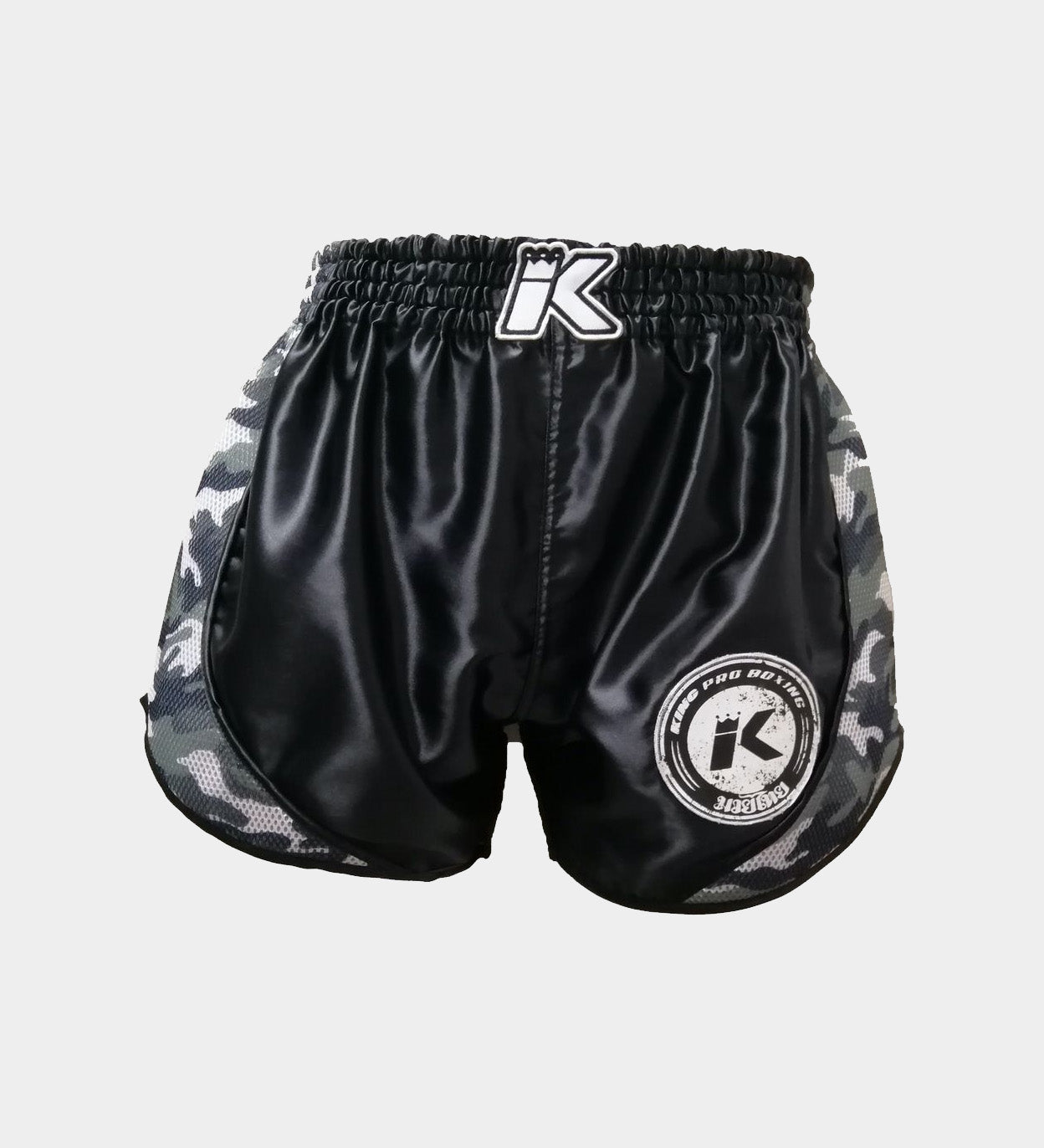 King Pro Boxing Kickboks Broekje - Zwart/Camo - Shorts