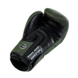 King Pro Boxing Platinum Boxing Gloves - Khaki Green/Black 