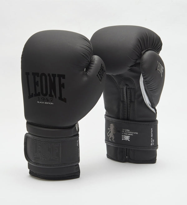 Leone Bokshandschoenen GN059 - Zwart/Zwart
