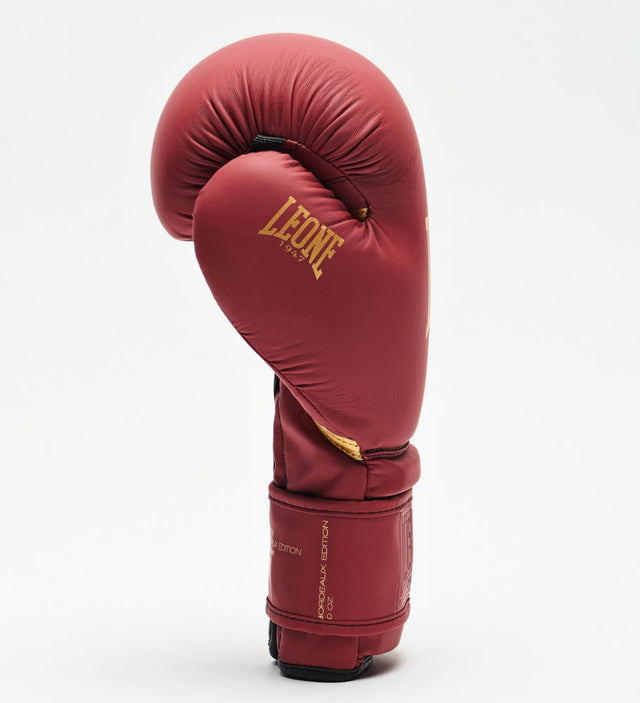 Guantoni da boxe Leone GN059X – Bordeaux/Oro