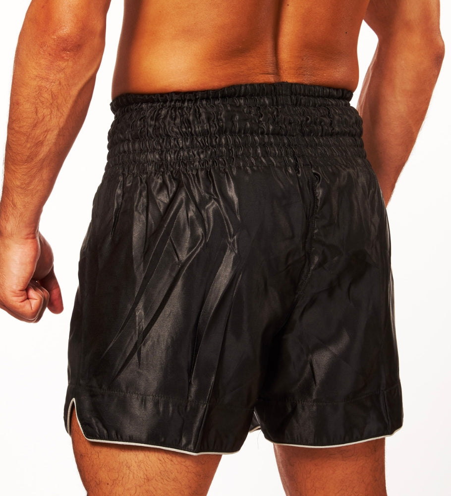 Leone Kickboks Broekje Basic - Zwart/Wit - Shorts