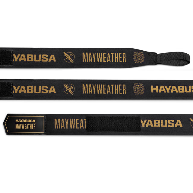Bandaże bokserskie Hayabusa x Mayweather Deluxe – Czarne/Złote