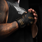 Hayabusa x Mayweather Bandages Deluxe - Zwart/Goud