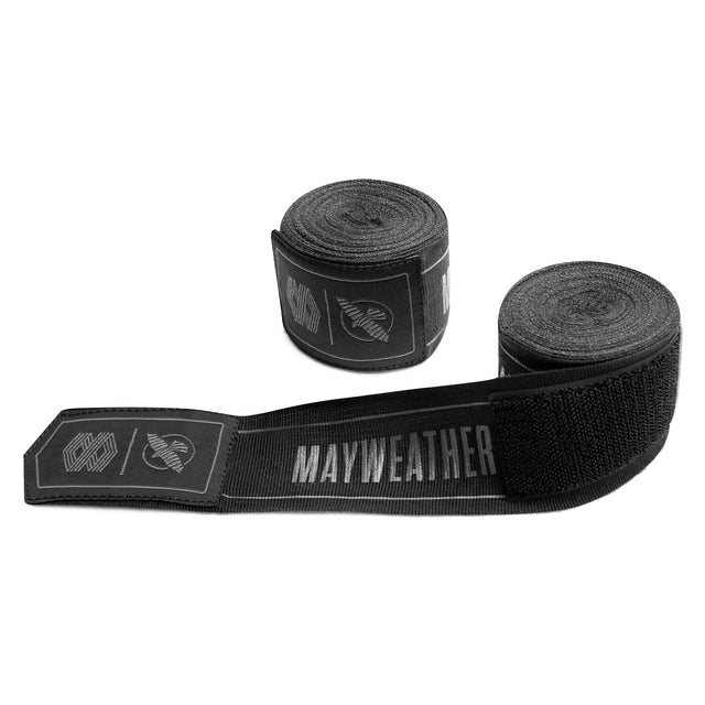 Hayabusa x Mayweather Stretch Bandages - Black/Gray