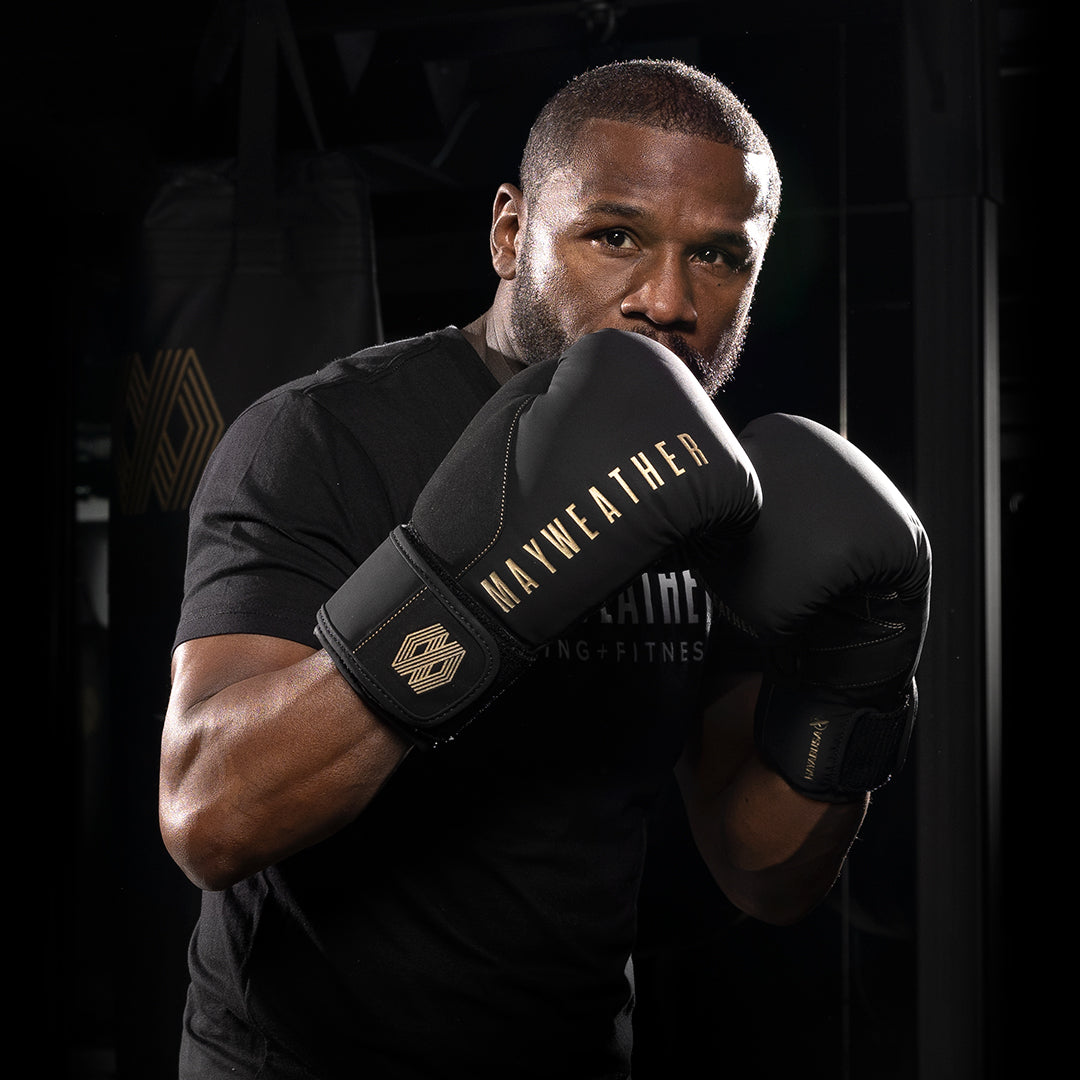 Hayabusa x Mayweather Bokshandschoenen Champ - Zwart/Goud