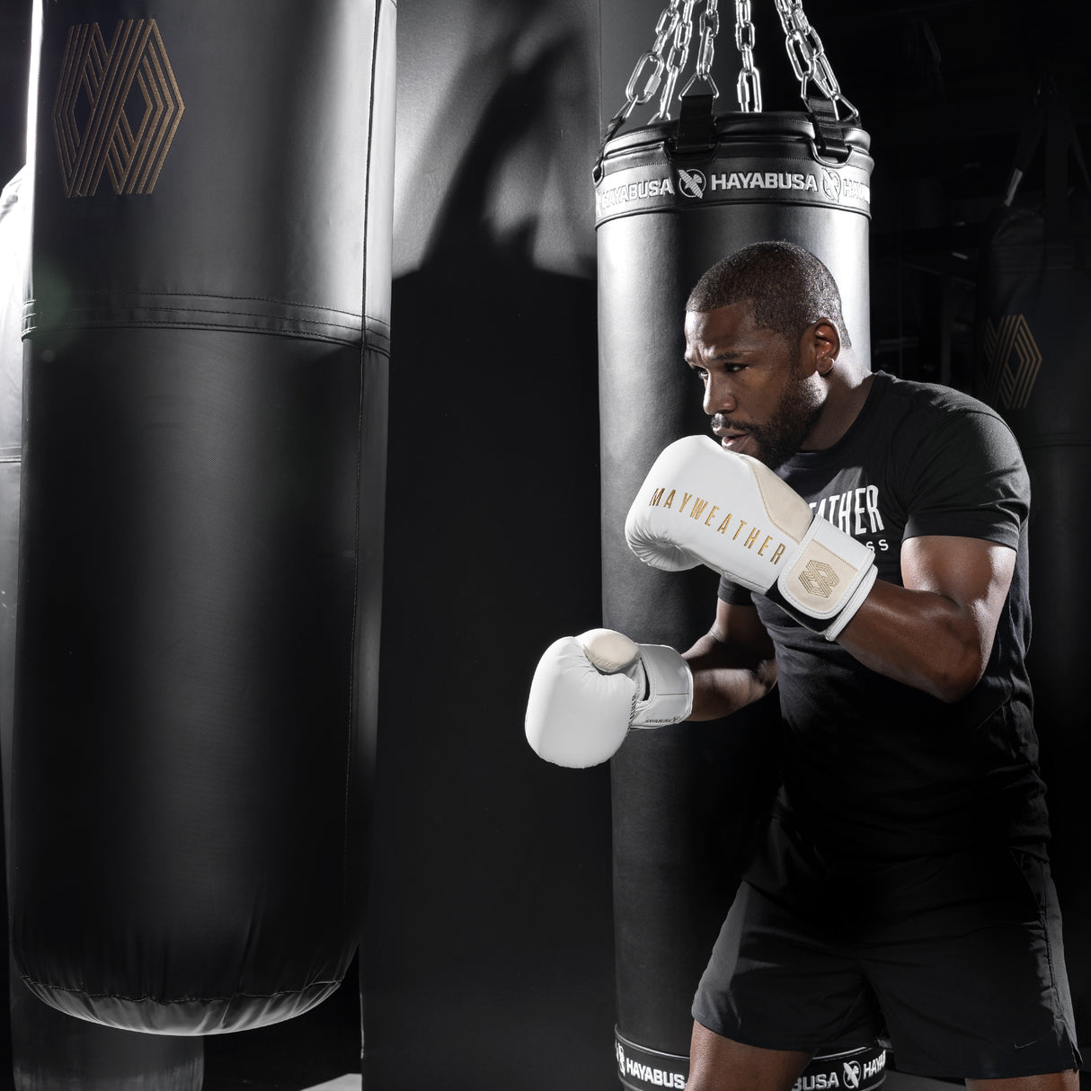 Hayabusa x Mayweather Bokshandschoenen Champ - Wit/Goud