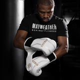 Hayabusa x Mayweather Bokshandschoenen Contender - Wit/Goud