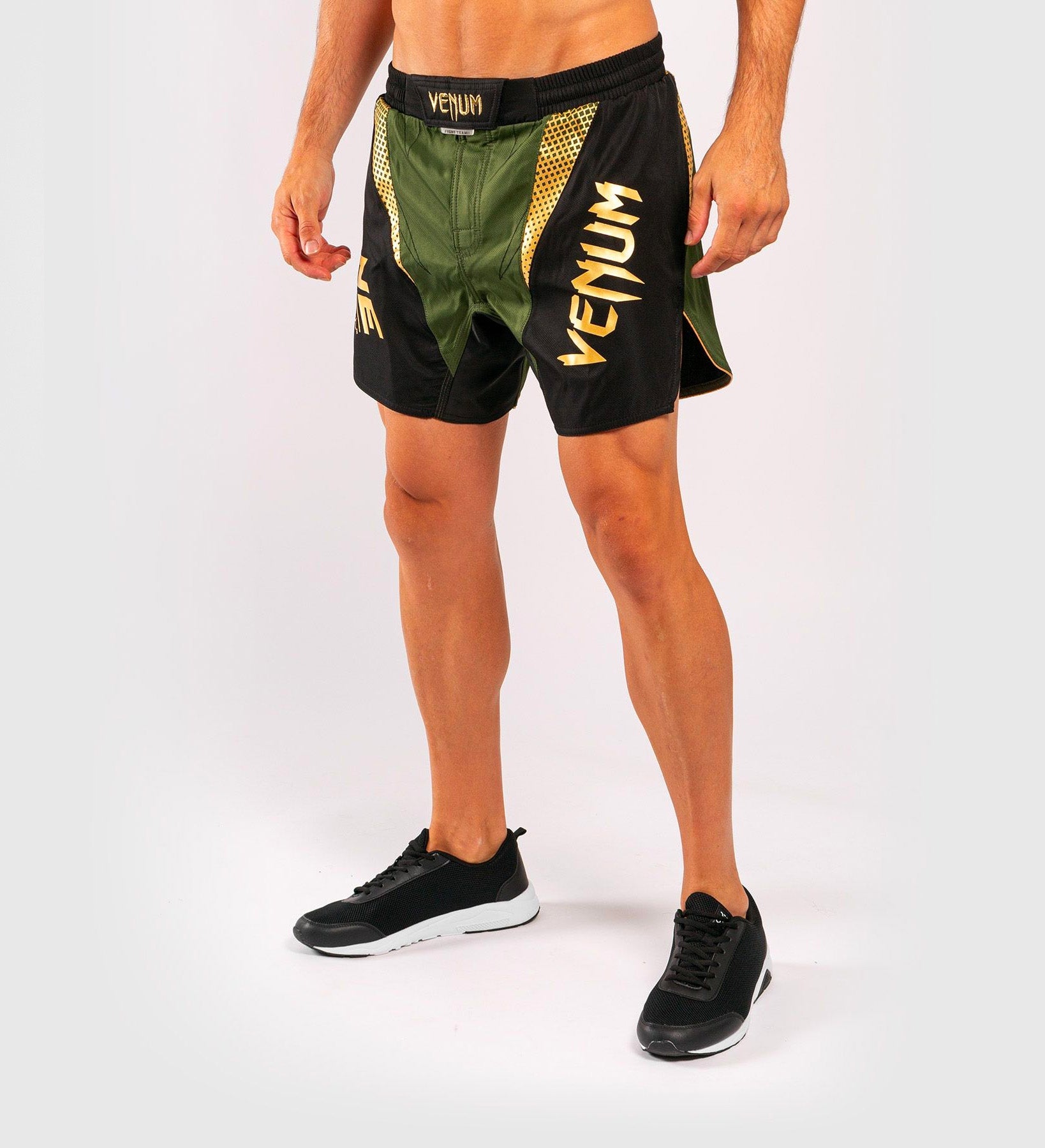 One FC Venum MMA Broekje - Groen/Goud/Zwart - Shorts