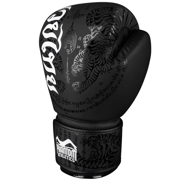 Boxerské rukavice Phantom Muay Thai – Černé/Bílé – Boxerské rukavice