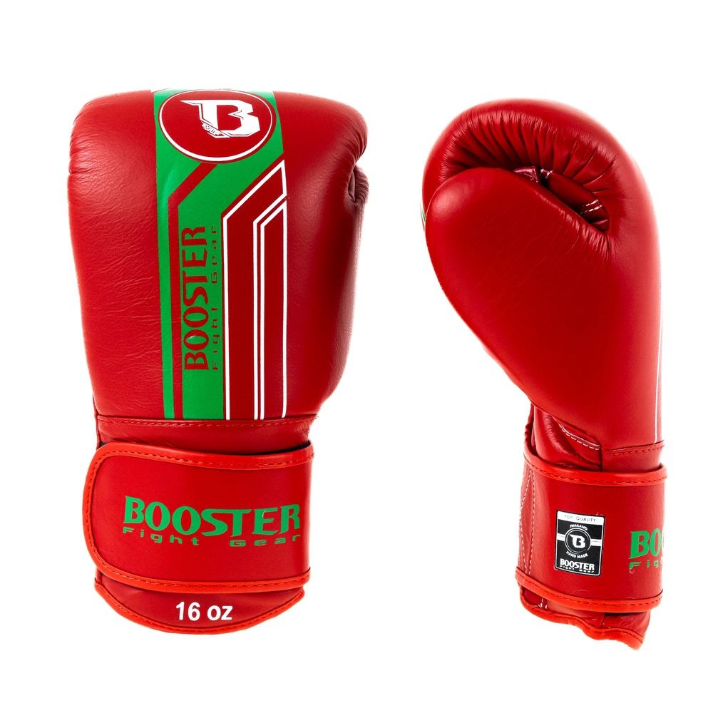 Booster Bokshandschoenen V9 'Morocco' - Rood/Groen