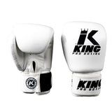 King Pro Boxing Boxhandschuhe BGVL3 - Weiß/Schwarz