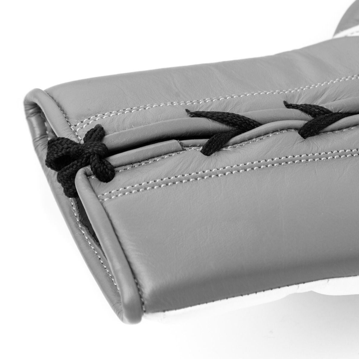 Everlast Bokshandschoenen Powerlock 2 Pro met vetersluiting - Wit/Grijs