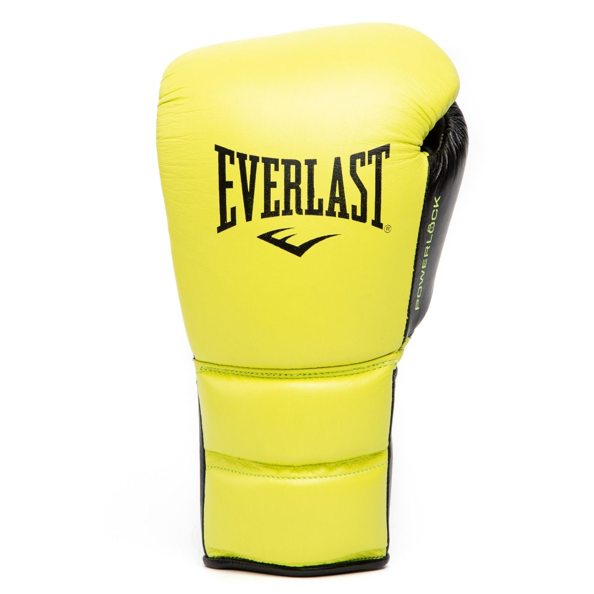Everlast Bokshandschoenen Powerlock 2 Pro met vetersluiting - Geel/Zwart