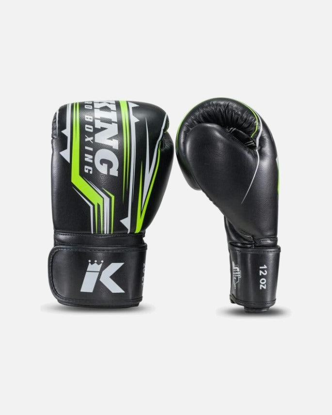 King Pro Boxing Bokshandschoenen Spartan - Zwart