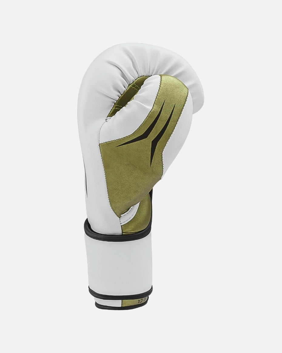 Guantes de boxeo Adidas Speed Tilt 350 – Blanco/Oro
