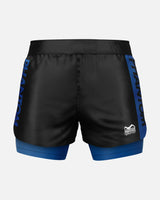Pantaloncini a compressione Phantom Athletics Fusion-R 2in1 Ranked – Nero/Bianco
