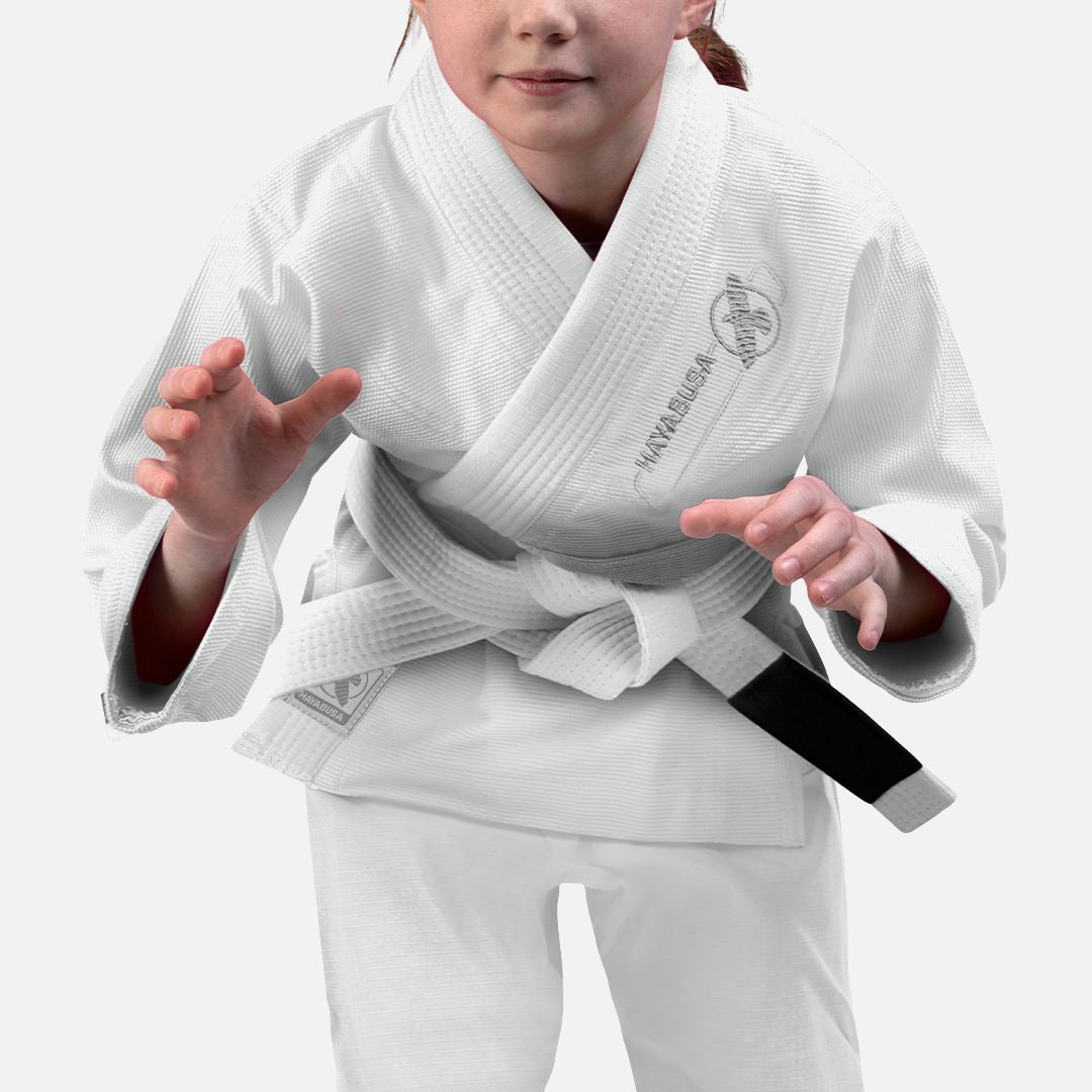 Hayabusa BJJ Gi Essential Kinderen - Wit
