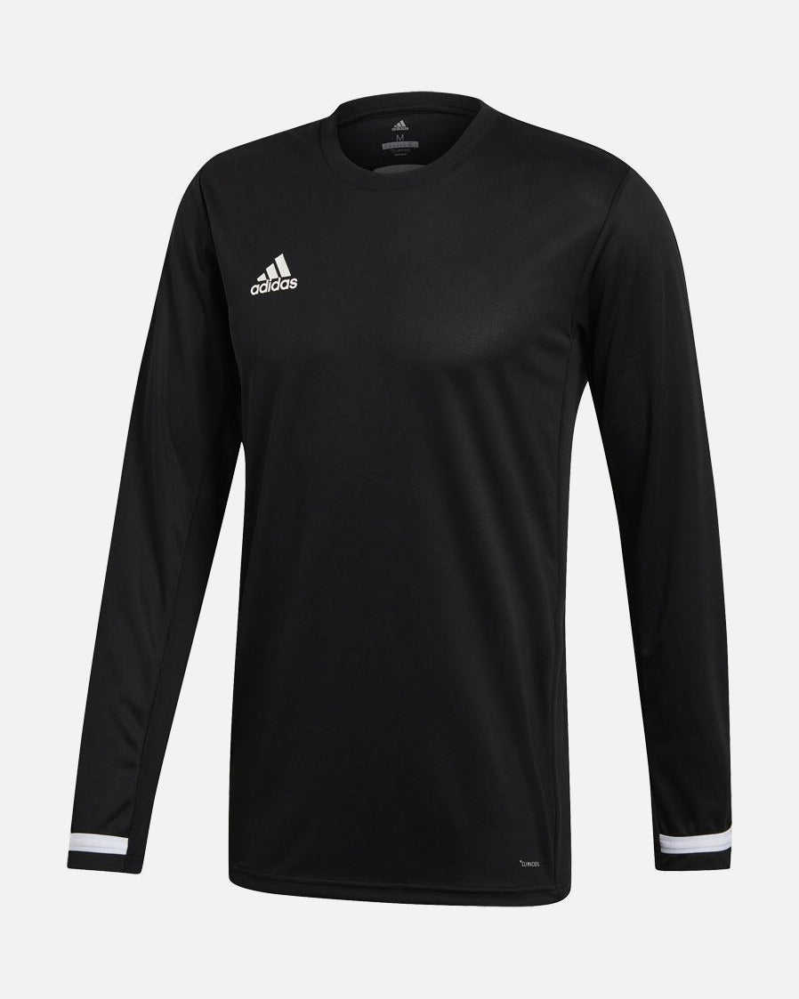 Adidas T19 Langarm-Jersey – Schwarz/Weiß