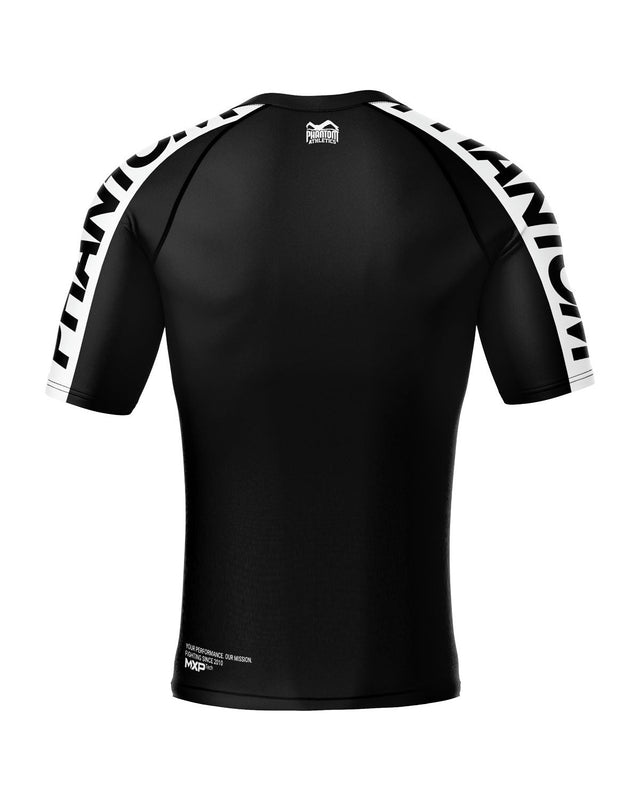 Phantom Athletics Rashguard EVO Apex Korte Mouwen - Zwart